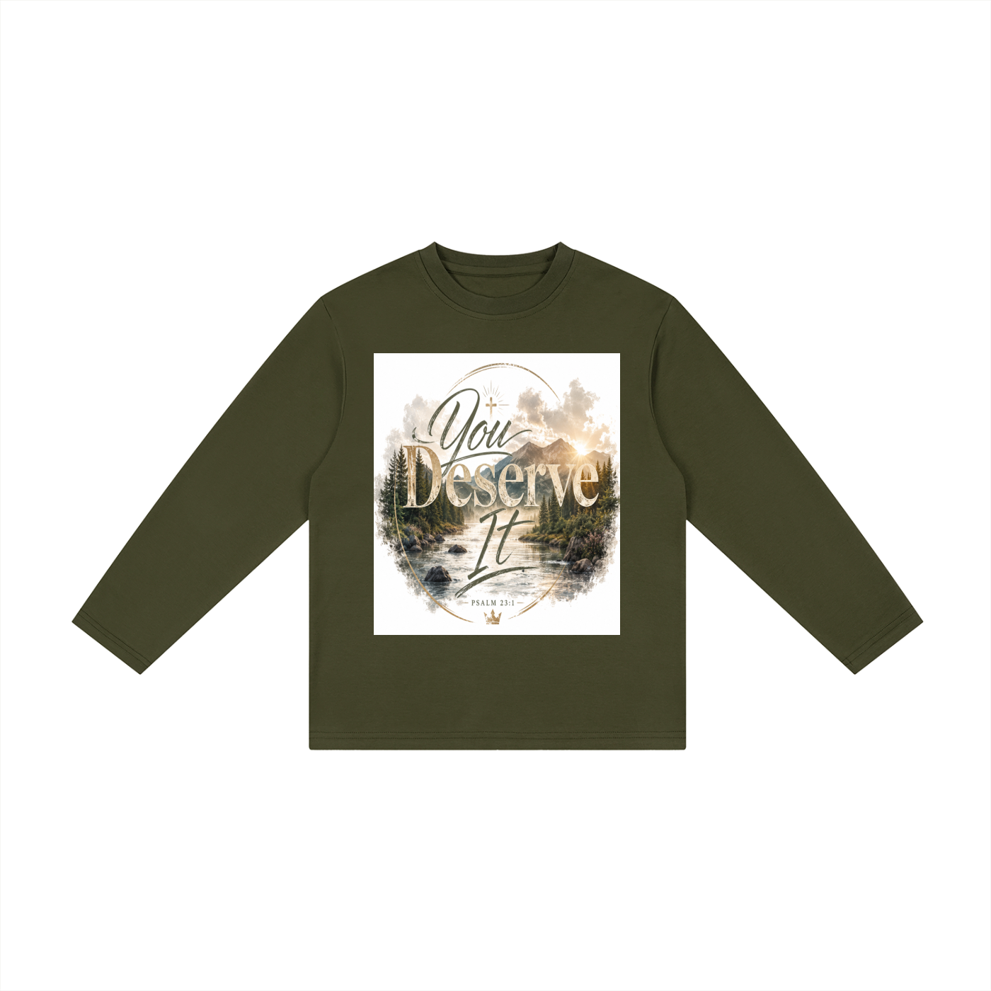 Kid's Drop Shoulder Long Sleeve T-Shirt