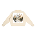 Essential Fleece Mock-Neck Crew Sweatshirt